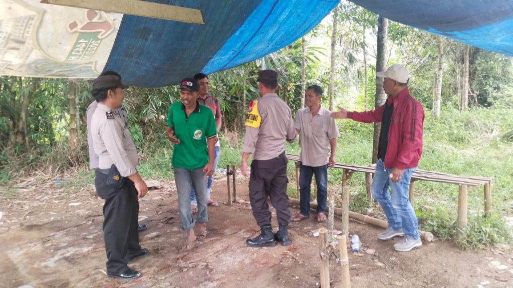 Polsek Sipirok Seser Lokasi Diduga Tempat Sabung Ayam