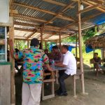 Kapolsek Sipirok, Iptu PM Siboro, bersama Kanit Reskrim, Ipda Ahmad Juli Nasution, memediasi kisruh antar Serikat Buruh