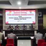 Subditkamsel Direktorat Lantas Polda Sumut melaksanakan Supervisi Bidang Kamsel di Polres Tapsel
