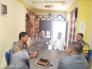 Koordinasi Pengamanan, Polsek Batang Toru Silaturahmi ke Panwas