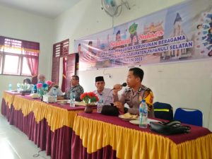Polsek Batang Toru Tanamkan Kerukunan Beragama di Sekolah