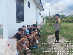 Polsek Padang Bolak Ajak Pemuda Giatkan Olahraga, Hindari Narkoba
