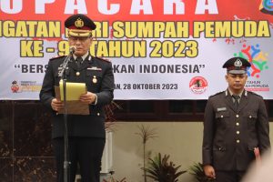 Polres Tapsel Gelar Upacara Hari Sumpah Pemuda