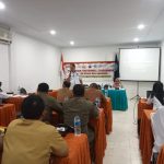 Kasat Resnarkoba Polres Tapsel, AKP Salomo Sagala, saat beri sosialisasi