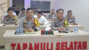 Anev Kinerja Bersama Kapoldasu, Kapolres Tapsel : Kami Upayakan yang Terbaik