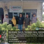 Personel Polsek Sipirok saat silaturahmi ke Panwascam
