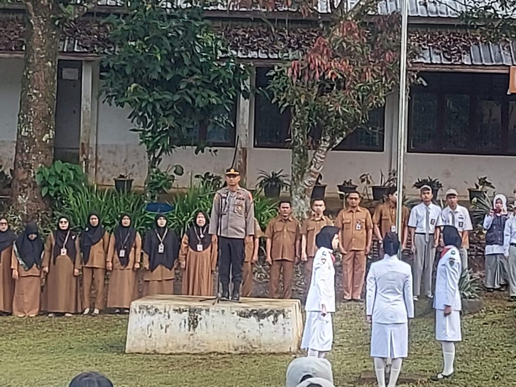 Simak Pesan Kanit Reskrim Polsek Batang Toru ke Pelajar