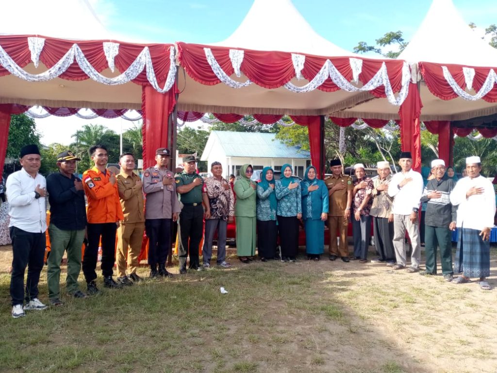 Bebas Stunting, Desa Tabuyung di Apresiasi Camat Muara Batang Gadis