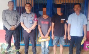 Dua Pria Pencuri Kabel Dipindahkan ke Rutan Sipirok