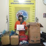 ADH berikut 22.5 Kg Ganja dan barang bukti lainnya usai diamankan Timsus ke Sat Resnarkoba Polres Padangsidimpuan