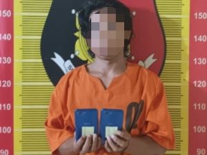 Polres Padangsidimpuan Tangkap Pria 25 Tahun Pencuri HP