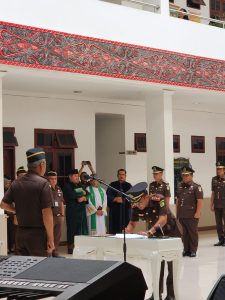 Kajati Sumut Lantik Lambok Sidabutar Jadi Kajari Padangsidimpuan