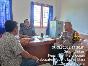 Cooling System, Polsek Padang Bolak Ajak Bacaleg Dukung Polri Tangkal Hoaks