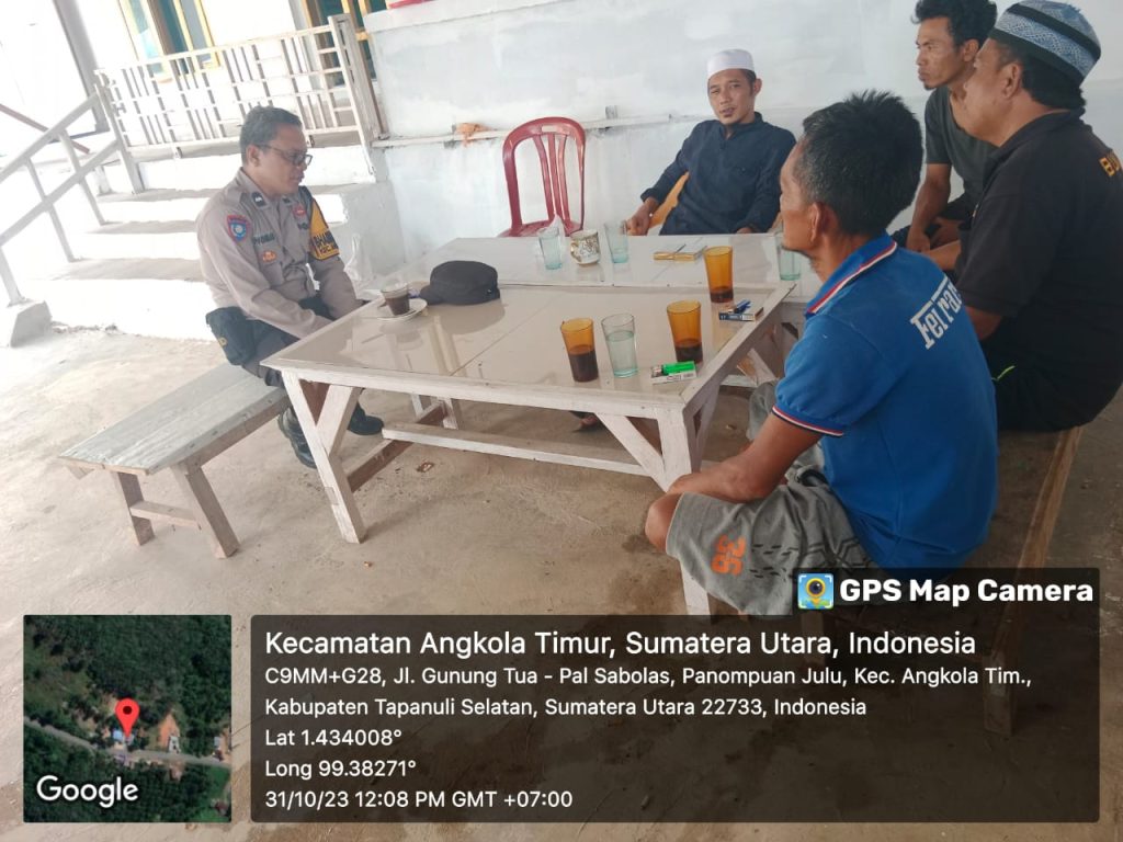 Ciptakan Pemilu Damai, Polsek Sipirok Minta Dukungan Alim Ulama