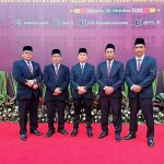 5 Komisioner KPU Kota Padangsidimpuan usai dilantik KPU Pusat di Jakarta, baru-baru ini