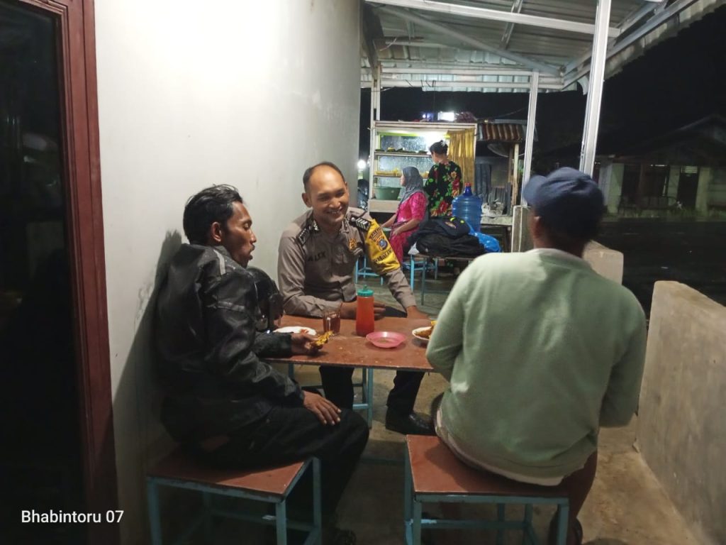 Sambil Ngobrol Santai, Polsek Batang Toru Selipkan Pesan Anti Narkoba