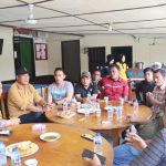 Kapolres Padangsidimpuan, AKBP Dudung Setyawan, saat silaturahmi ke awak media