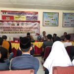 Kasat Resnarkoba Polres Tapsel, AKP Salomo Sagala, saat memberi paparan terkait bahaya narkotika ke masyarakat