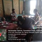 Bhabinkamtibmas Polsek Sipirok, Aipda Roy Naldi Hasibuan, saat tatap muka dengan masyarakat