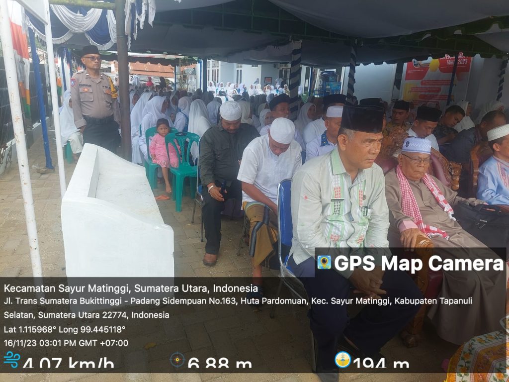 Polres Tapsel Setia untuk Hadir di Tengah Ratusan Jamaah Pengajian