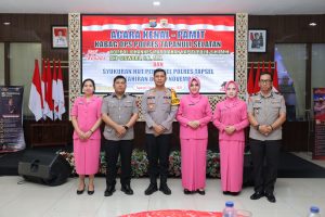 Kapolres Tapsel Rayakan Ultah Personel dan Kenal Pamit Kabag Ops