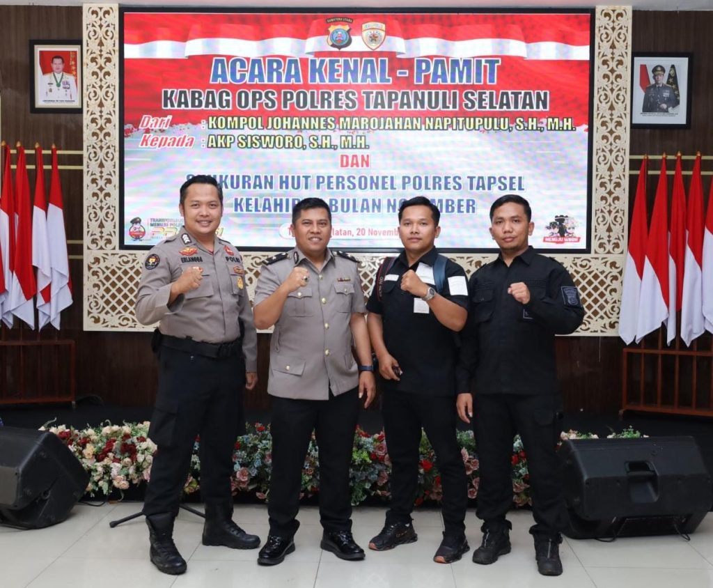 Pesan Kompol JM Napitupulu ke Humas Polres Tapsel : Tetap Solid