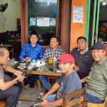 Sembari ngopi santai, Kapolres Padangsidimpuan, AKBP Dudung Setyawan, ajak wartawan untuk ciptakan Pemilu damai di 2024 mendatang