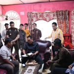 Kajari Padangsidimpuan, Dr Lambok MJ Sidabutar, saat melakukan Monev ke Kantor Desa Batulayan, Kecamatan Hutaimbaru, Kota Padangsidimpuan