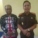 (Dari kanan ke kiri) Kepala Inspektorat Padangsidimpuan Sulaiman Lubis, Kajari Padangsidimpuan Dr Lambok MJ Sidabutar, Pj Wali Kota Padangsidimpuan Dr Letnan Dalimunthe, dan Kasi Intel Kejari Padangsidimpuan Yunius Zega, saat diwawancarai awak media usai sosialisasi ke 42 Kepala Desa dalam rangka peringati Hari Anti Korupsi 2023 di Aula Baplitbangda Kota Padangsidimpuan