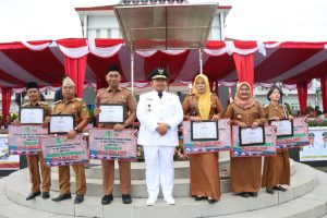 Alat Tradisional Nung Neng dan Tari Tor-Tor Warnai Kemeriahan Hari Jadi Ke-73 Kabupaten Tapsel