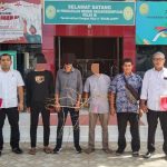 Kanit Reskrim Polsek Sipirok, Ipda Ahmad Juli Nasution, saat menghadiri sidang Tipiring terhadap 3 orang terdakwa yang sempat viral di Tiktok