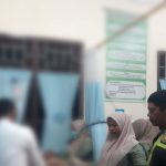 Personel Sat Lantas Polres Tapsel saat jenguk korban kecelakaan