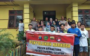 Gandeng Emak-emak, Polsek Batang Toru Penyuluhan Anti Narkoba
