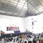 Ratusan anggota PPK dan PPS saat mengikuti rapat koordinasi persiapan pembentukan KPPS untuk Pemilu 2024