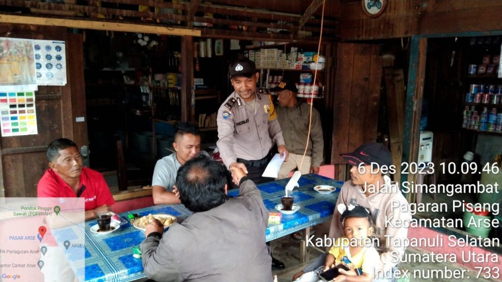 Lewat Cooling System, Polsek Sipirok Upayakan Pemilu Damai