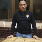 Kapolsek Padang Bolak, AKP Zulfikar, usai amankan temuan ganja 8 Kg tak bertuan