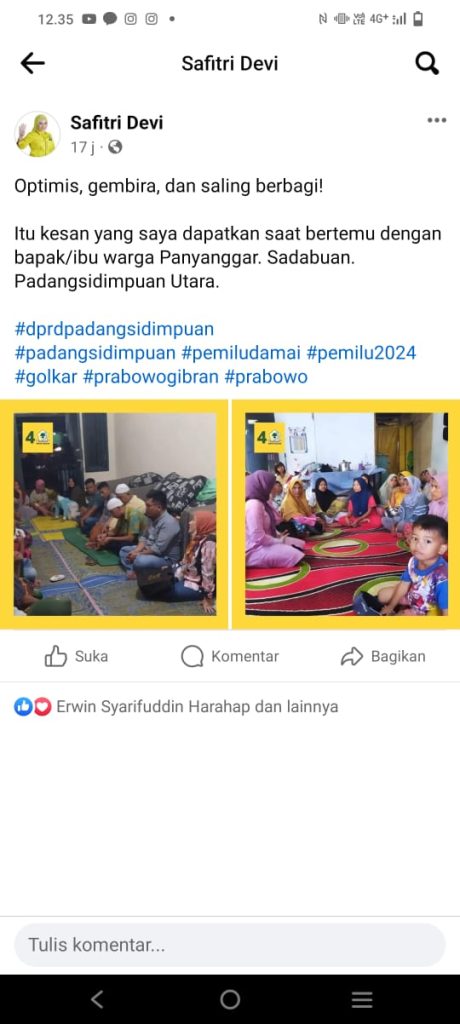 Diduga Oknum Kepling dan Oknum PPS Sadabuan Ikut Kampanye, Apa Bisa?
