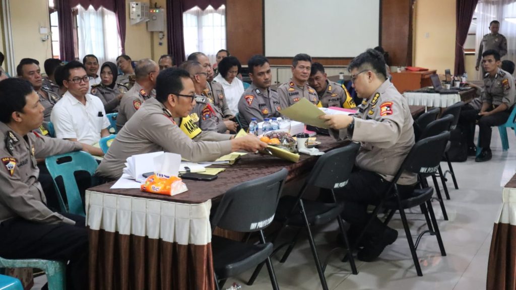Polres Tapsel Ikuti Was Ops Mantap Brata Toba di Pematang Siantar