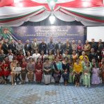 Seluruh jajaran Lapas Kelas IIB Tebing Tinggi berfoto bersama usai perayaan Natal Oikumene
