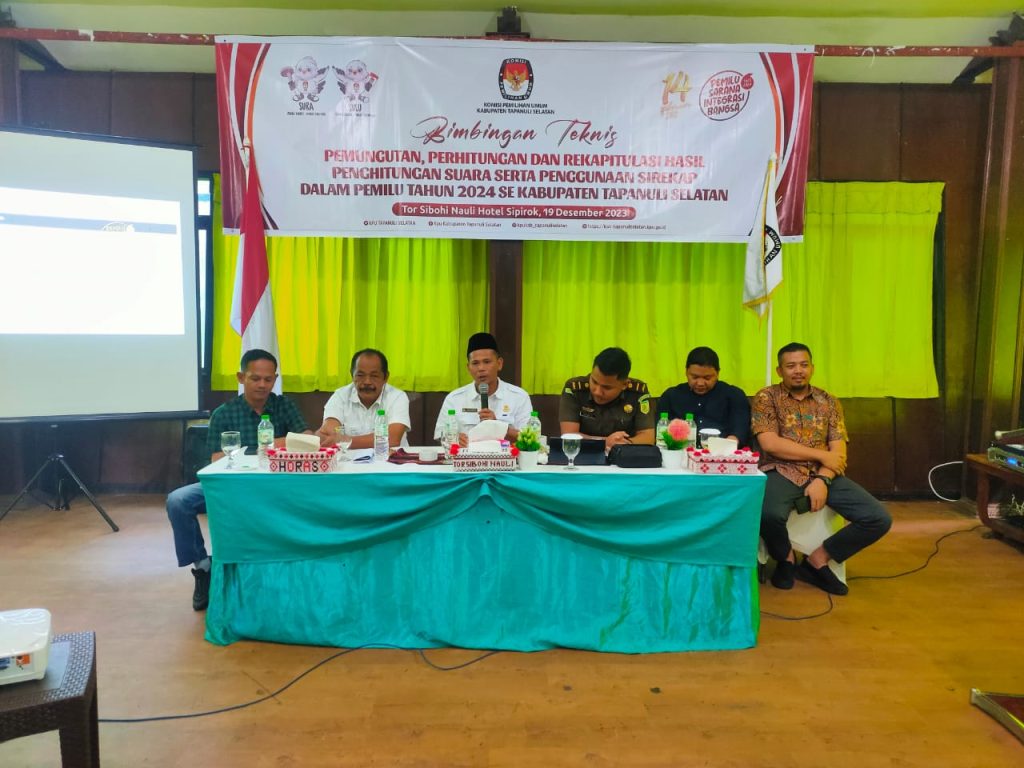 Polres Tapsel Dukung Penuh KPU Sukseskan Pemilu 2024
