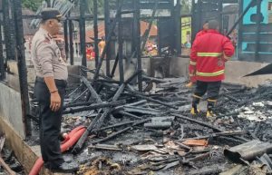 Kebakaran Nyaris Ratakan Satu Rumah di Tapsel