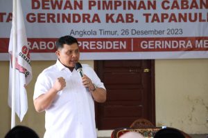 Abdul Basith Dalimunthe Ingatkan Pengurus Agar Jangan Ragu Menangkan Partai Gerindra