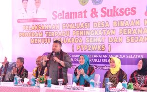 Bupati Dolly Pasaribu Berharap Desa Binaan Kategori PTPWK2SS Bawa Tapsel Kembali Raih Juara Pertama