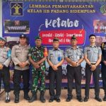 Wujud sinergi antara Lapas Kelas IIB Padangsidimpuan dengan unsur TNI-Polri dalam rangka meningkatkan Pam perayaan Nataru
