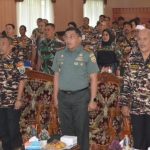 Dandim 0212/Tapsel, Letkol Inf Amrizal Nasution, saat menghadiri Muscab ke-X Keluarga Besar FKPPI