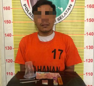 Polsek Batang Toru Tangkap Penyabu yang Durhaka ke Ibunya   