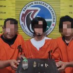 Ketiga pria yang gagal ngefly usai diamankan jajaran Sat Resnarkoba Polres Padangsidimpuan