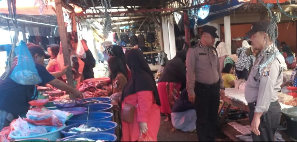 Antisipasi Kriminalitas, Polsek Sipirok Patroli Pasar