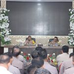 Kapolres Tapsel, AKBP Yasir Ahmadi, saat member arahan ke seluruh jajaran