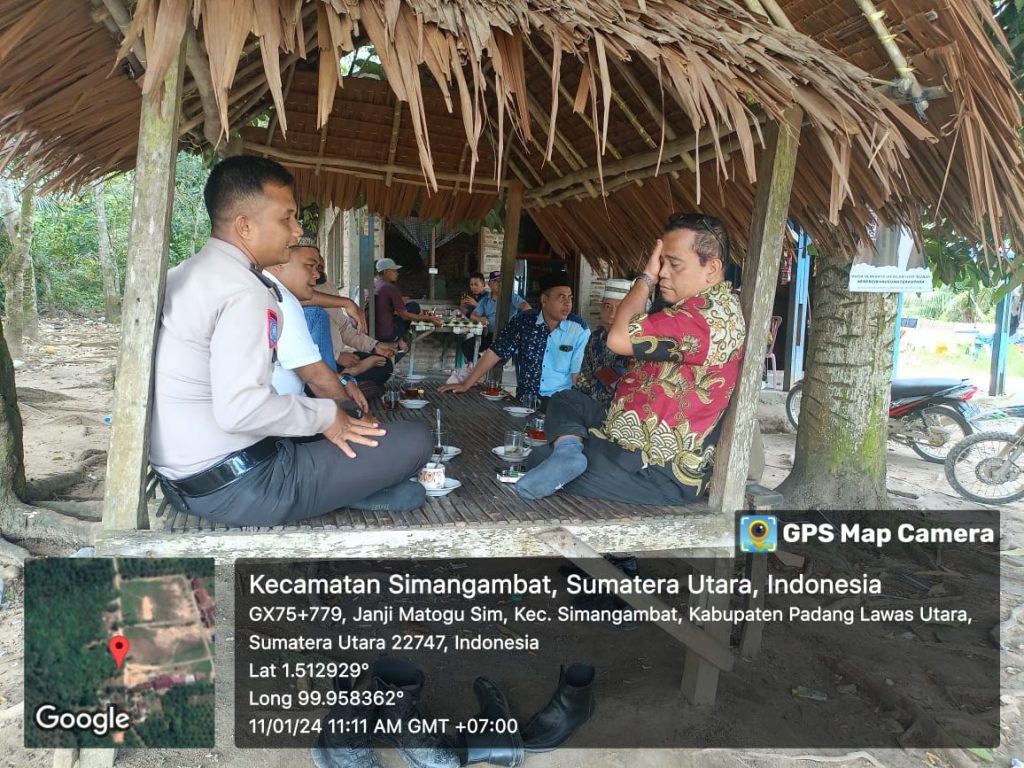 Polsek Padang Bolak Gandeng Kades Ciptakan Pemilu Damai